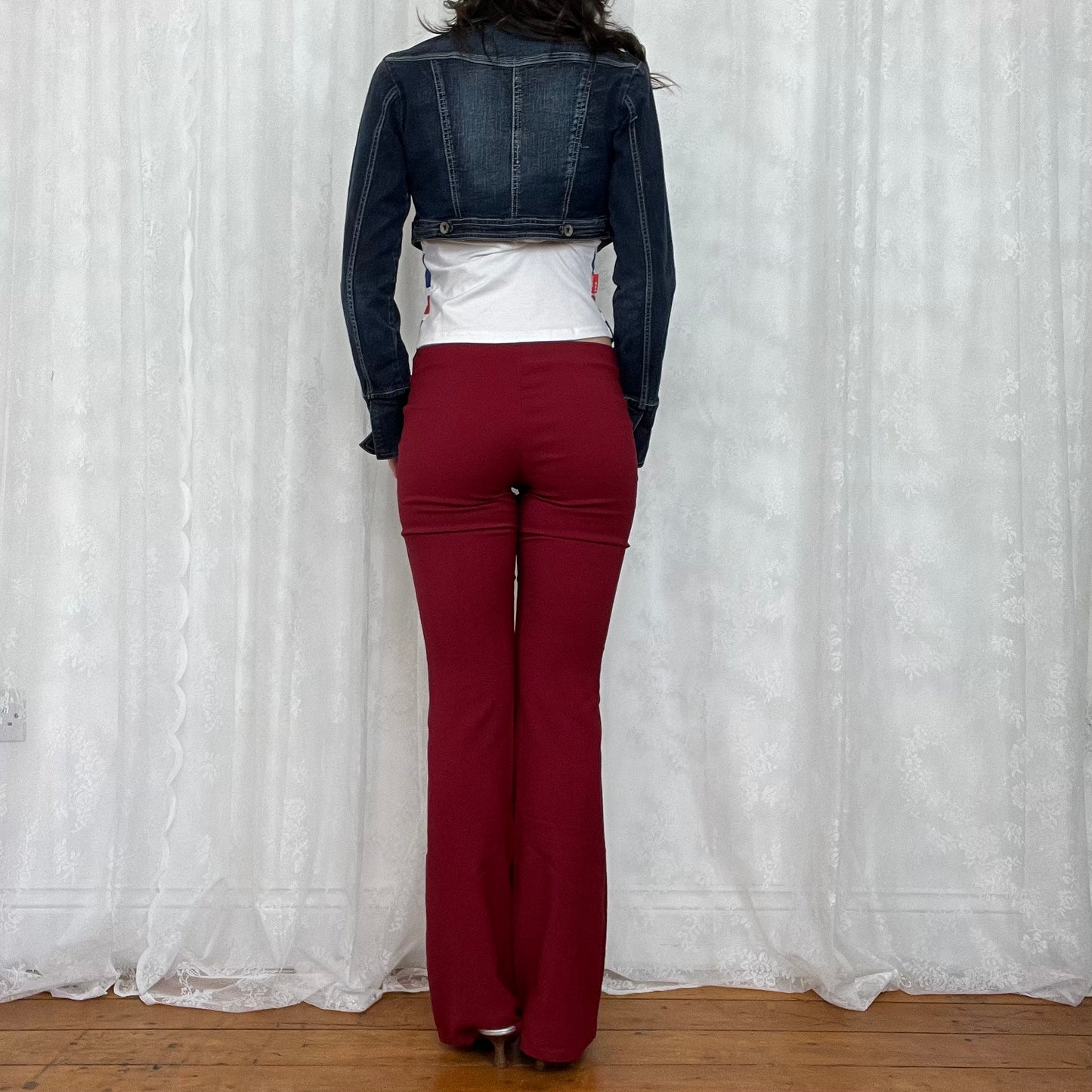 vintage 00s cropped denim bolero / jacket