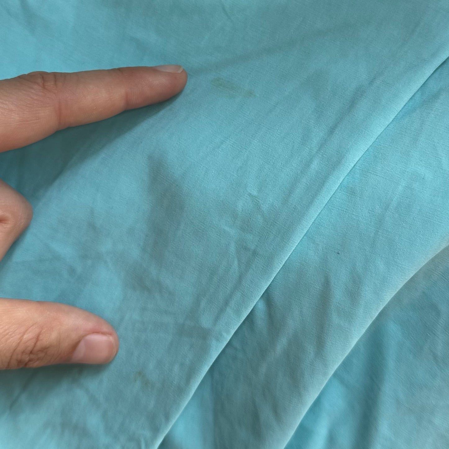 vintage 00s teal blue cropped cargo capris