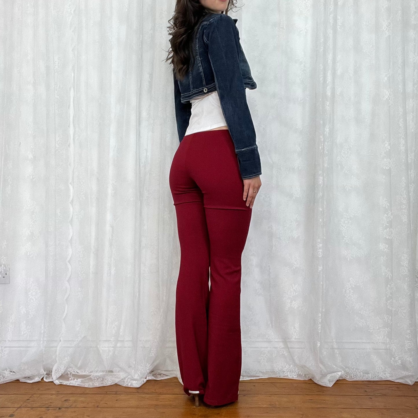 vintage 00s cropped denim bolero / jacket