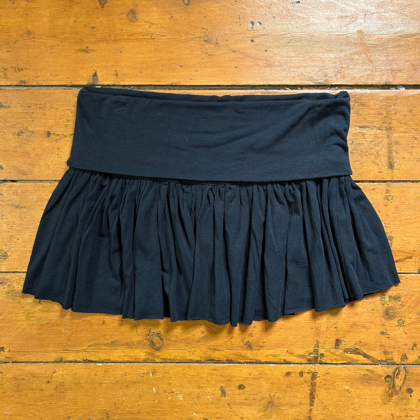 vintage 00s black mini skirt