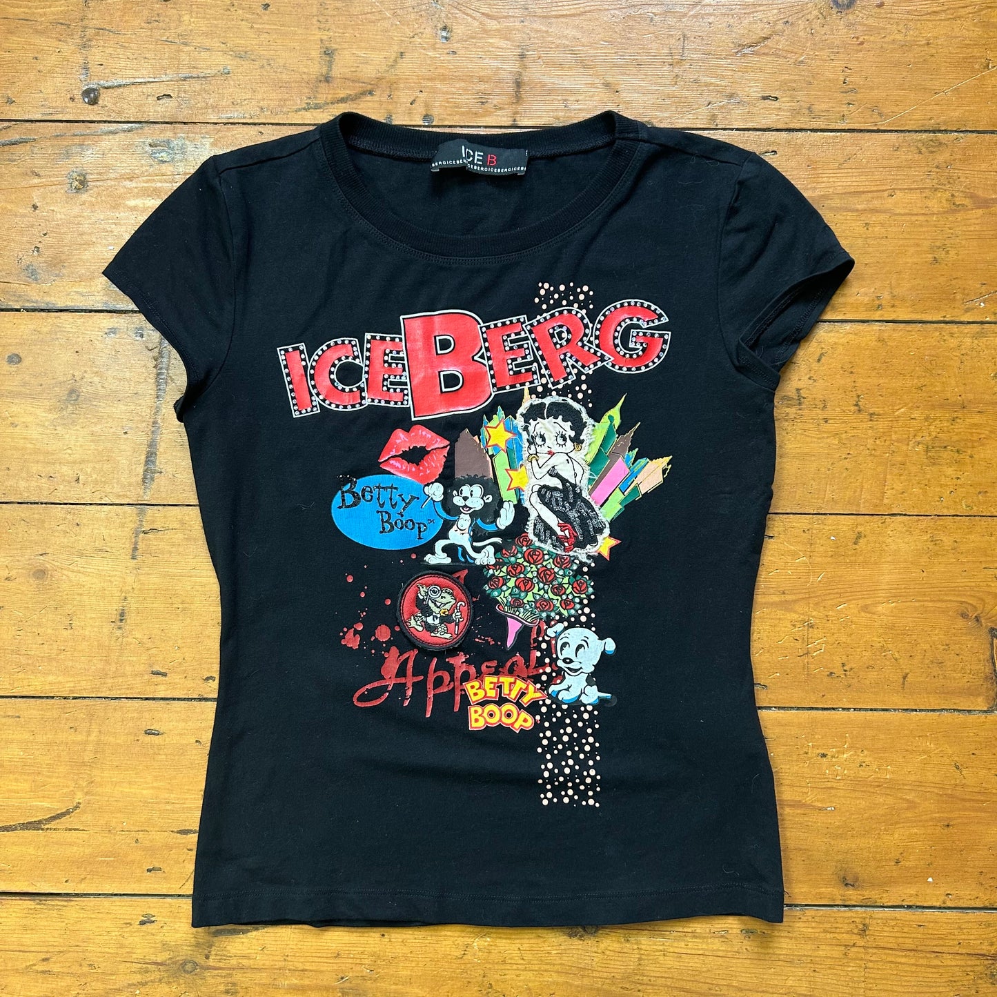 vintage 00s iceberg betty boop graphic tee