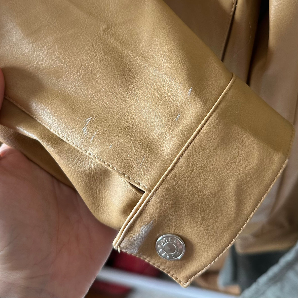 vintage 00s tan dual zip jacket