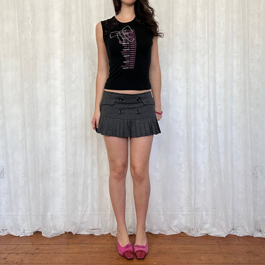 vintage 00s morgan de toi graphic tank top