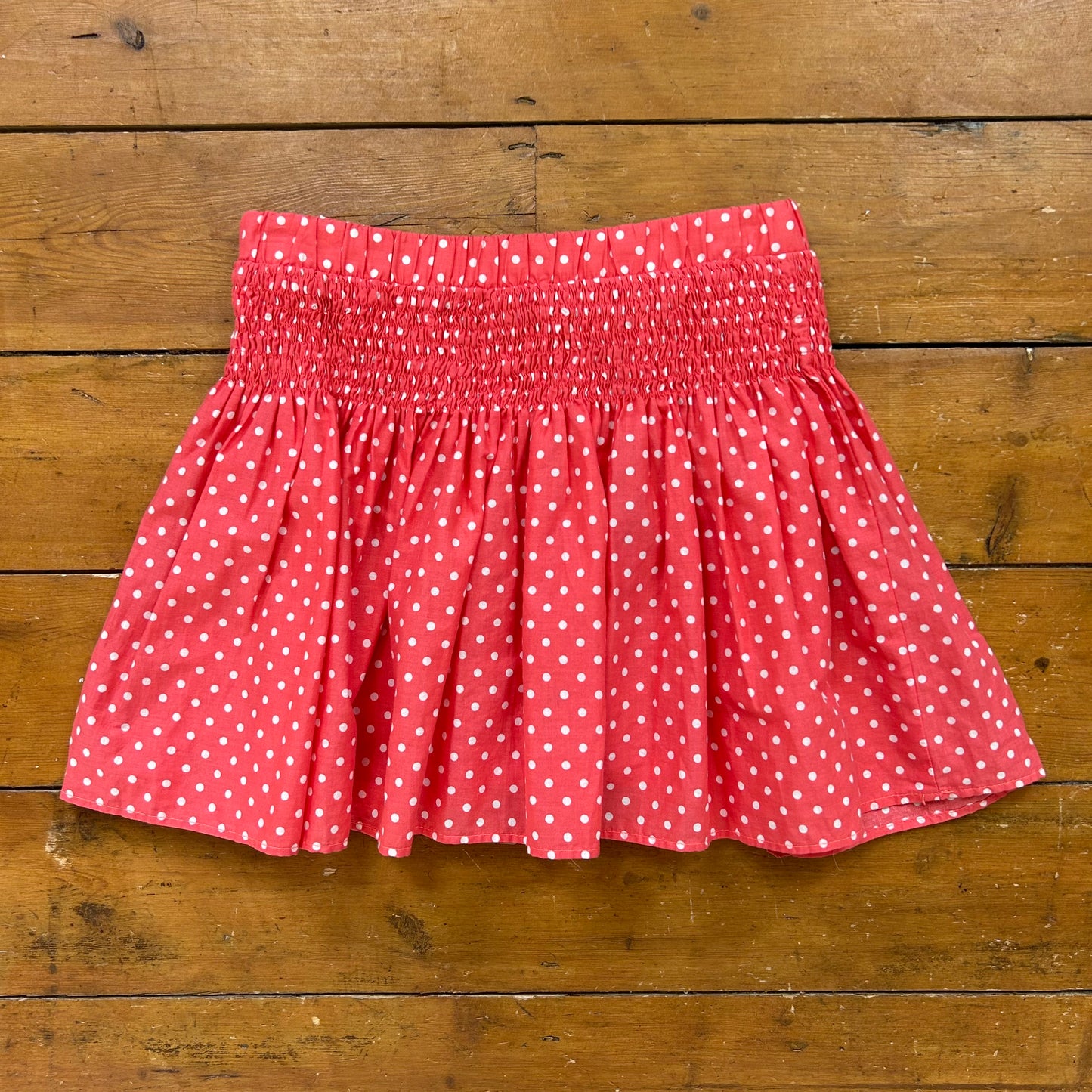 vintage 00s polka dot mini skirt