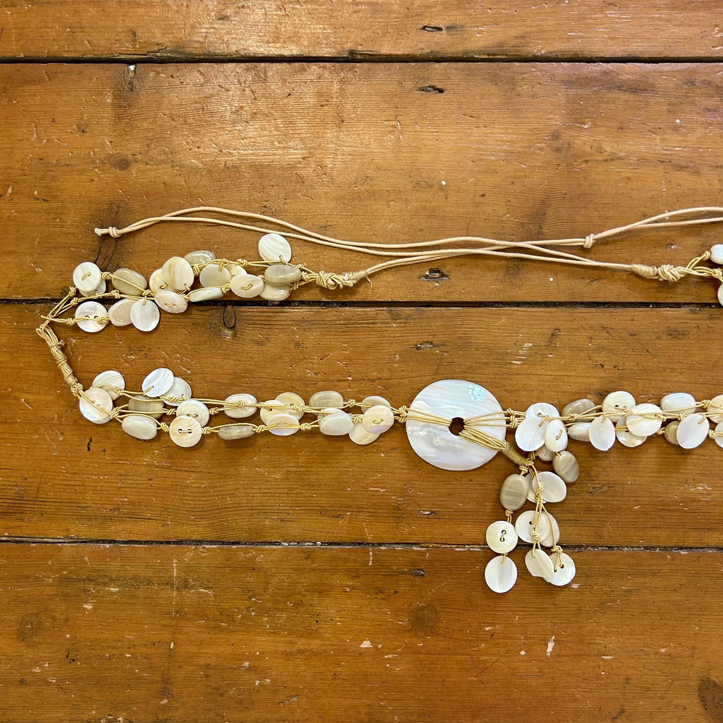 vintage 00s shell string belt
