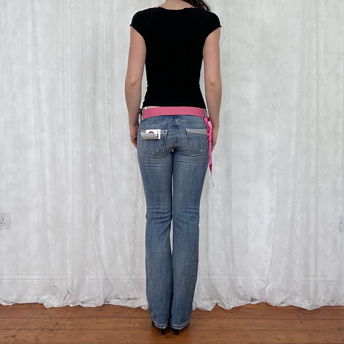 vintage 00s black cross over top