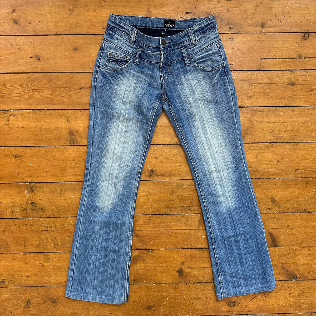 vintage 00s low rise straight leg jeans
