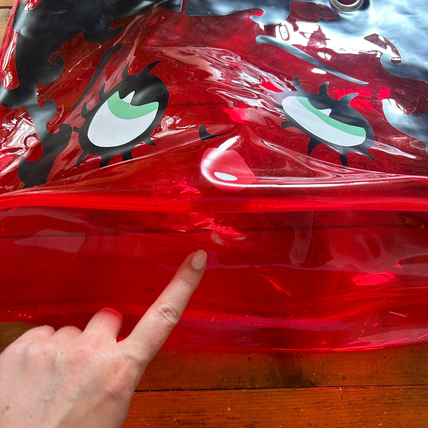vintage 00s red betty boop bag
