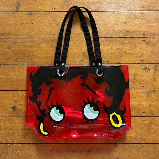 vintage 00s red betty boop bag