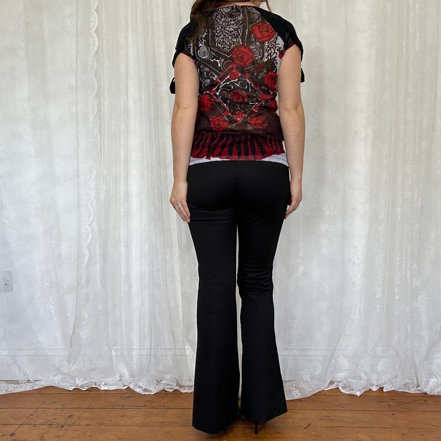 vintage 00s save the queen graphic top