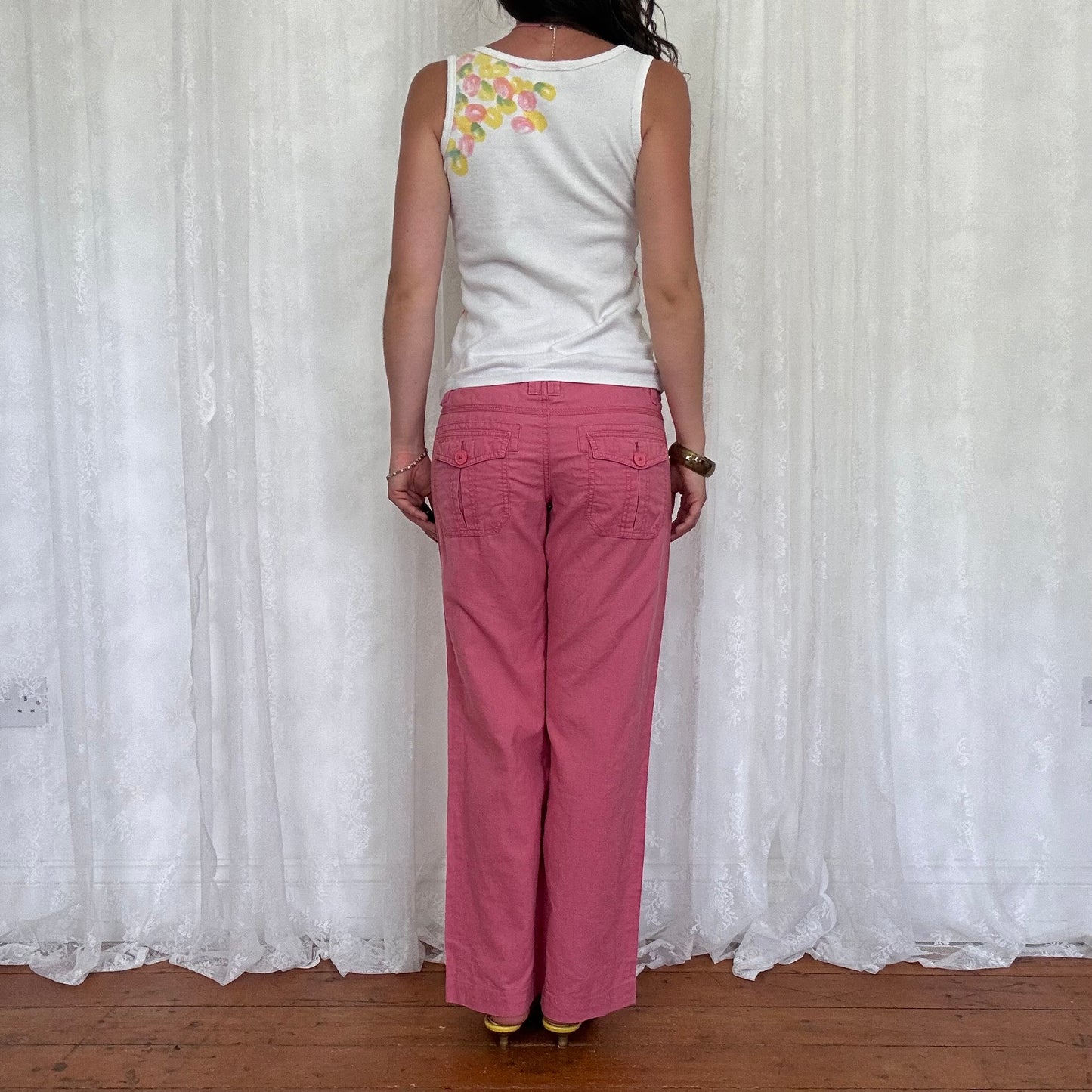 vintage 00s cherry graphic tank top