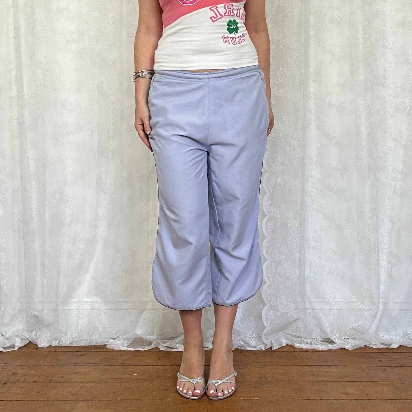 vintage 00s lilac capri pants