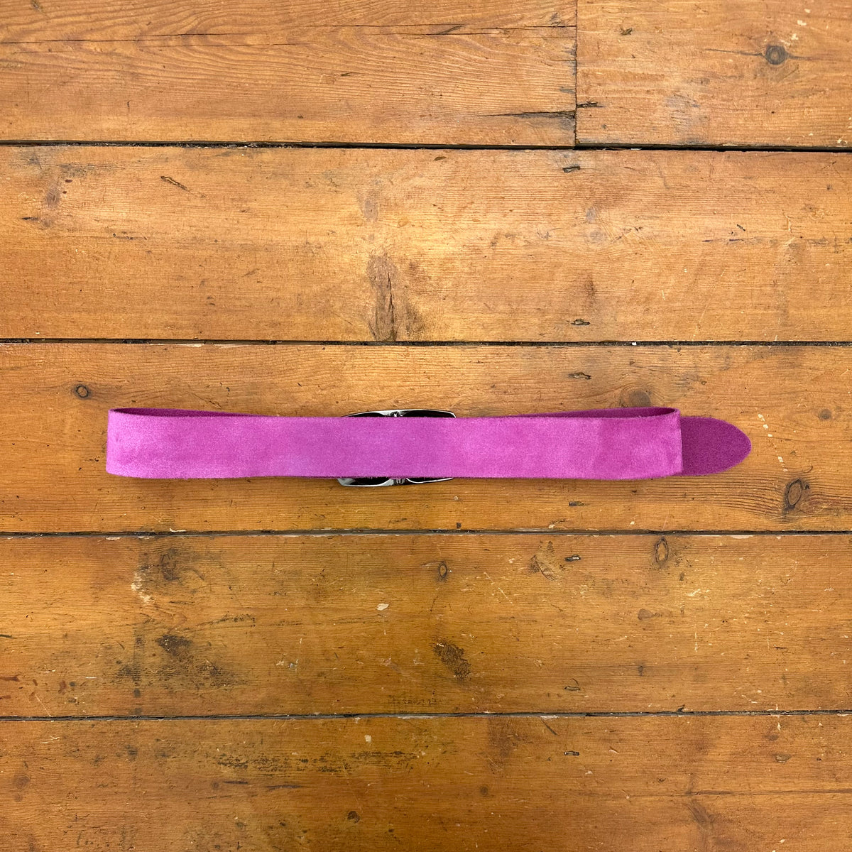 vintage 00s fuchsia purple leather belt