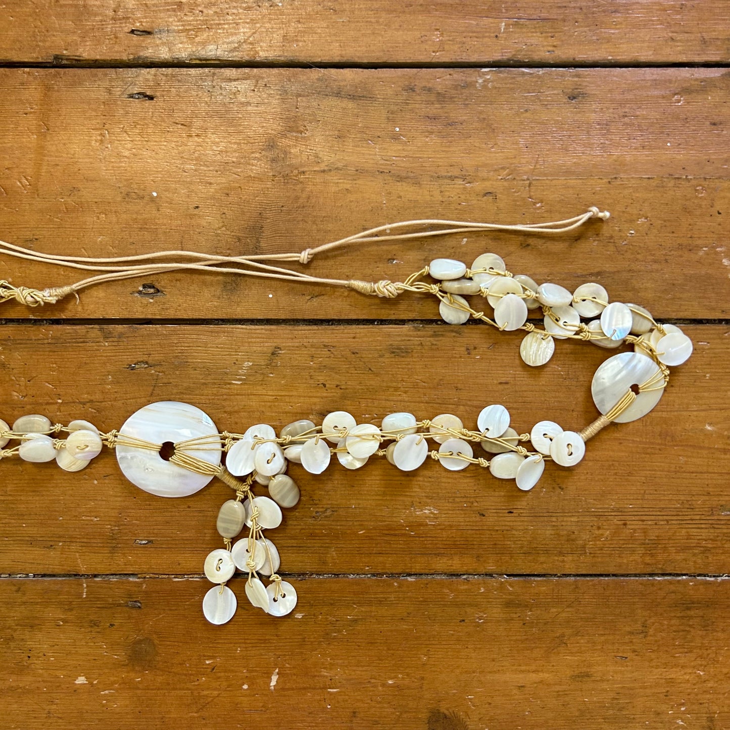 vintage 00s shell string belt