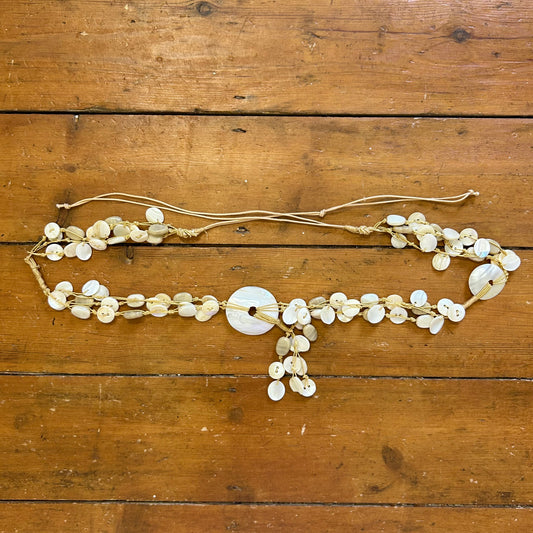 vintage 00s shell string belt