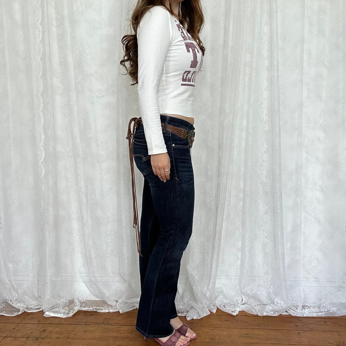 vintage 00s western long sleeve top