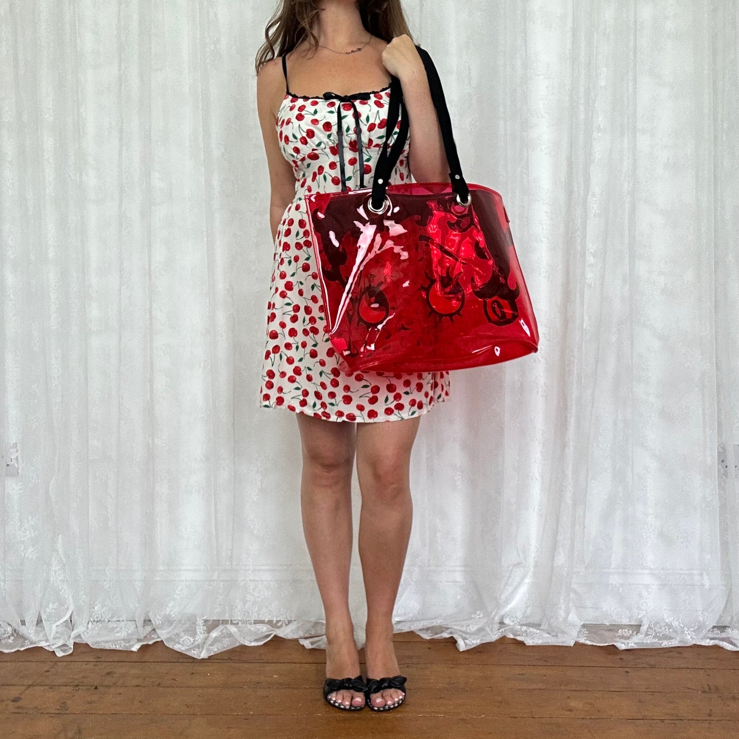 vintage 00s red betty boop bag