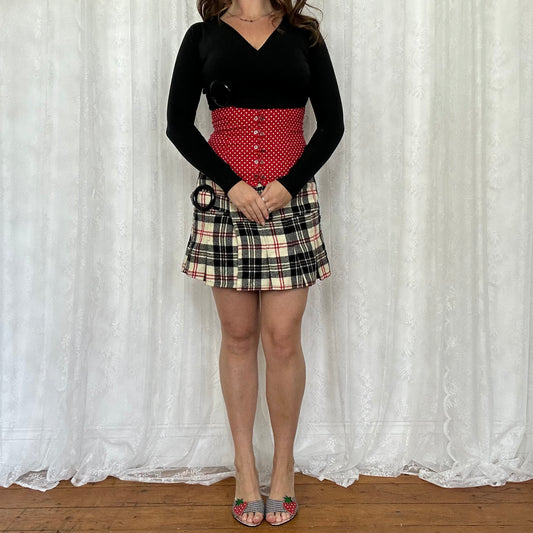 vintage 00s black cropped cardigan