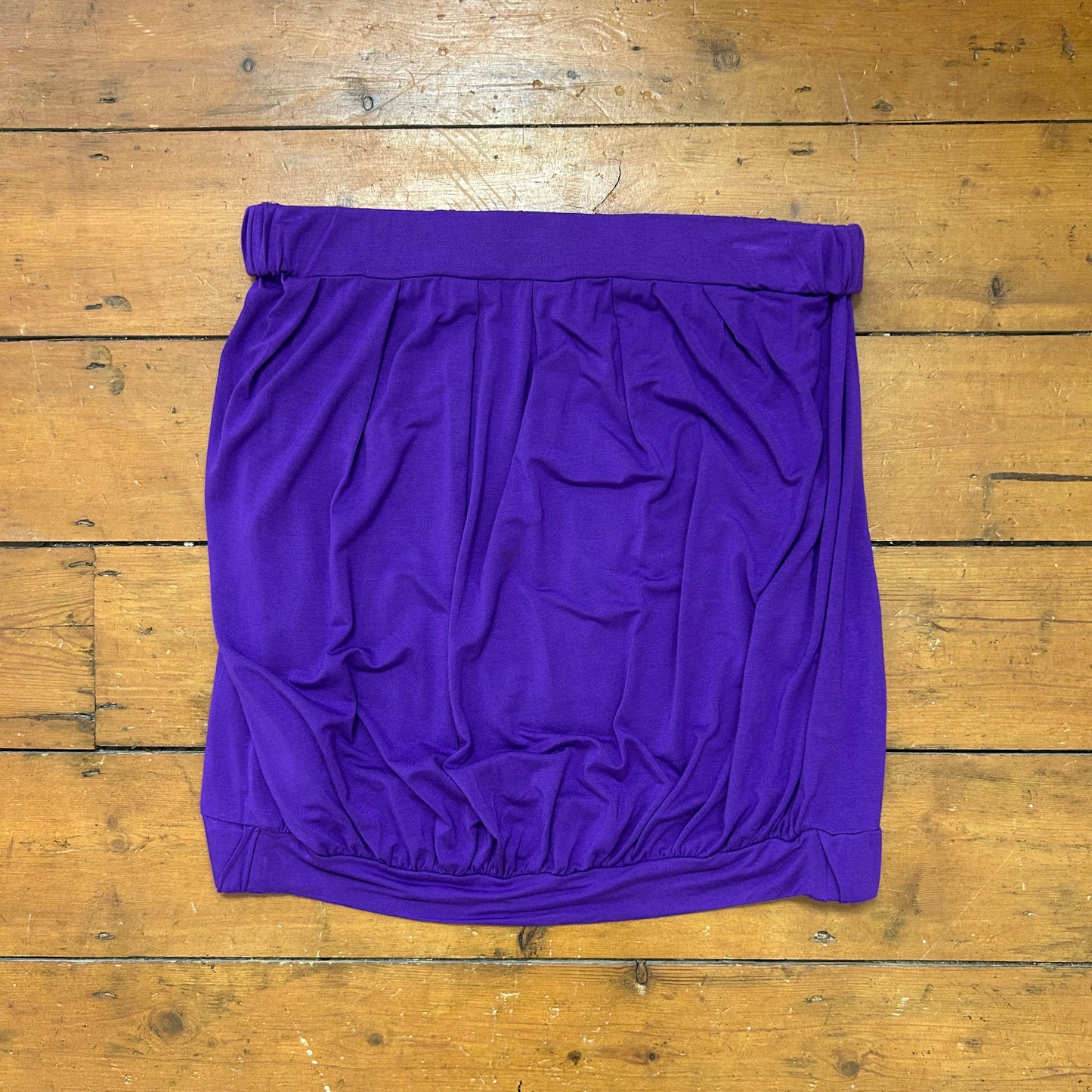 vintage 00s purple strapless top