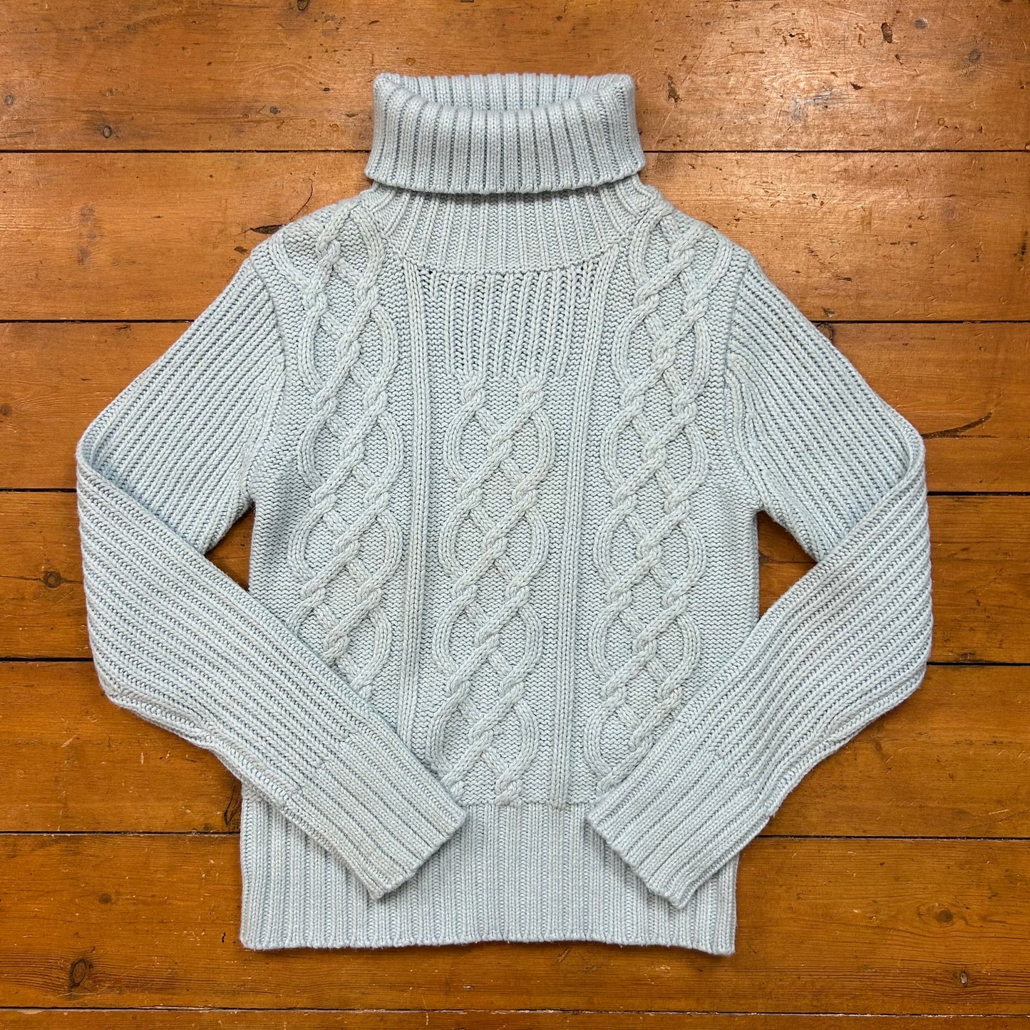 vintage 00s baby blue knitted jumper