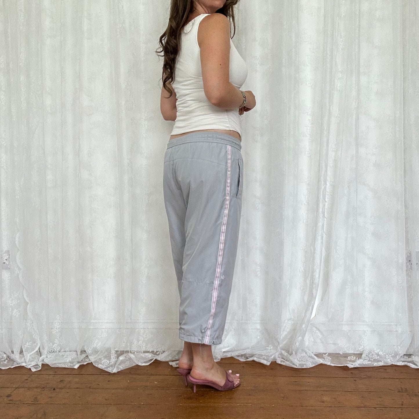 vintage 00s mesh crossover tank top
