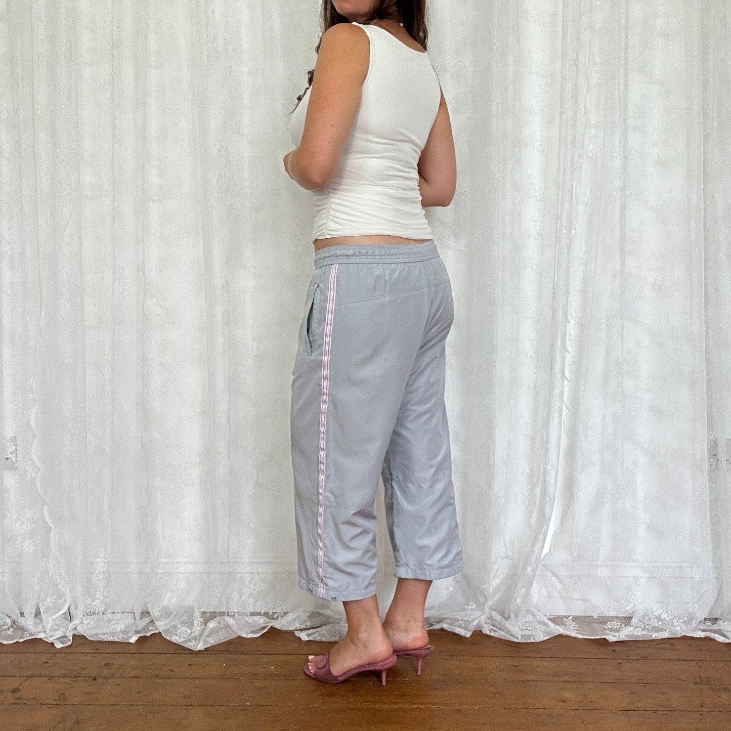 vintage 00s mesh crossover tank top