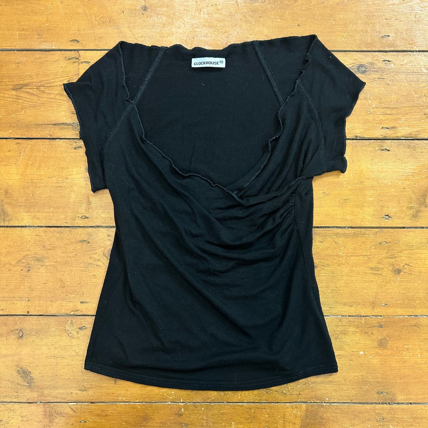vintage 00s black cross over top