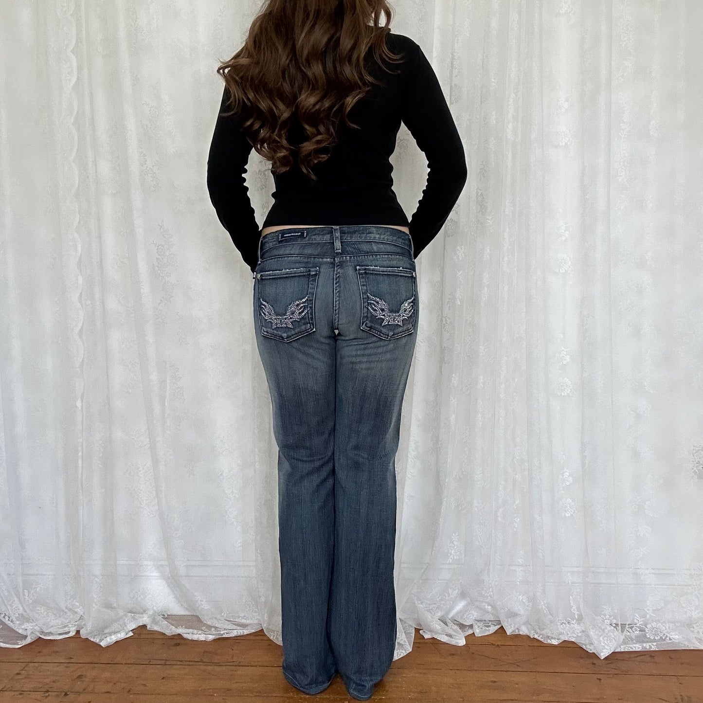 vintage 00s apple graphic long sleeve top