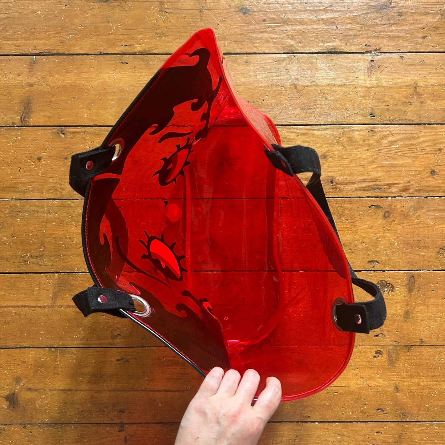 vintage 00s red betty boop bag