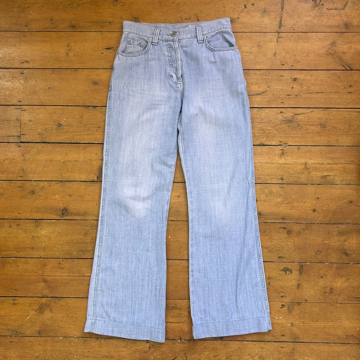 vintage 00s lilac washed baggy jeans