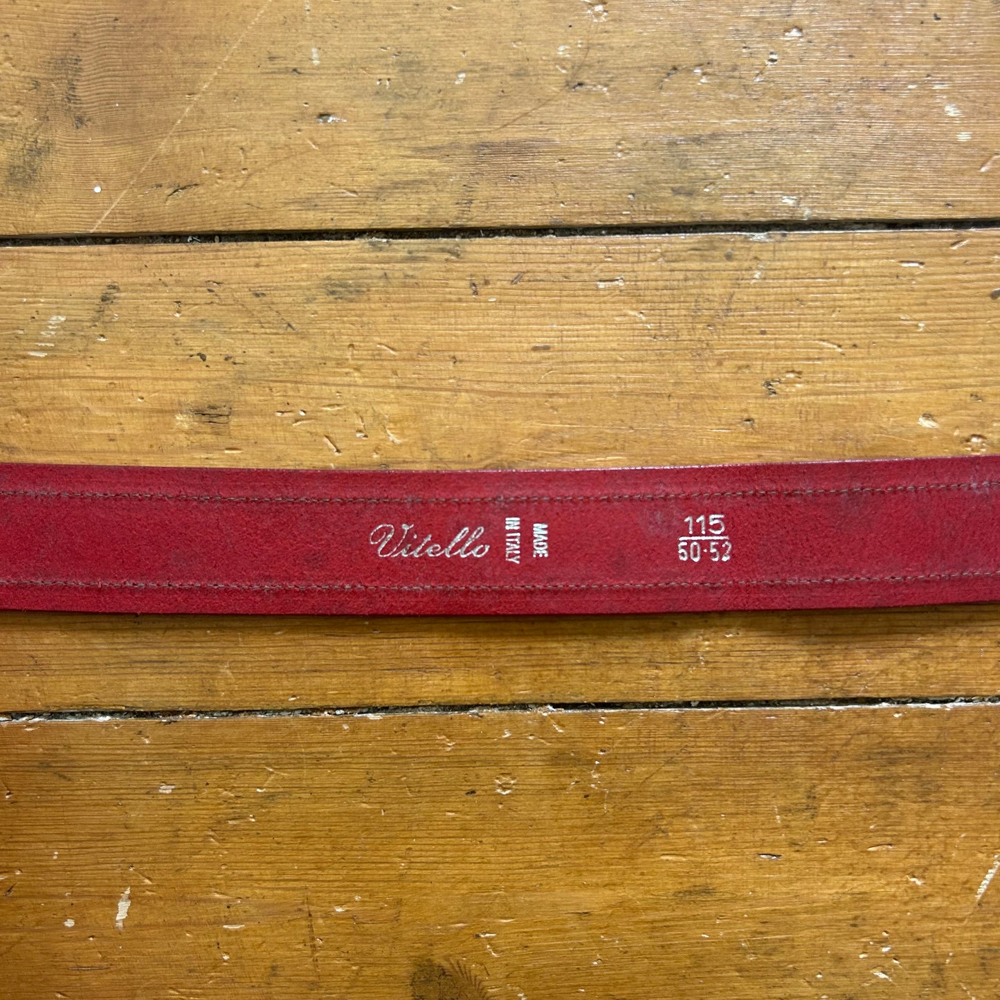 vintage 00s dark red belt