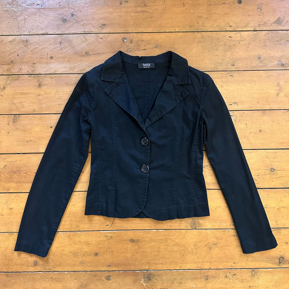 vintage 00s black blazer style jacket