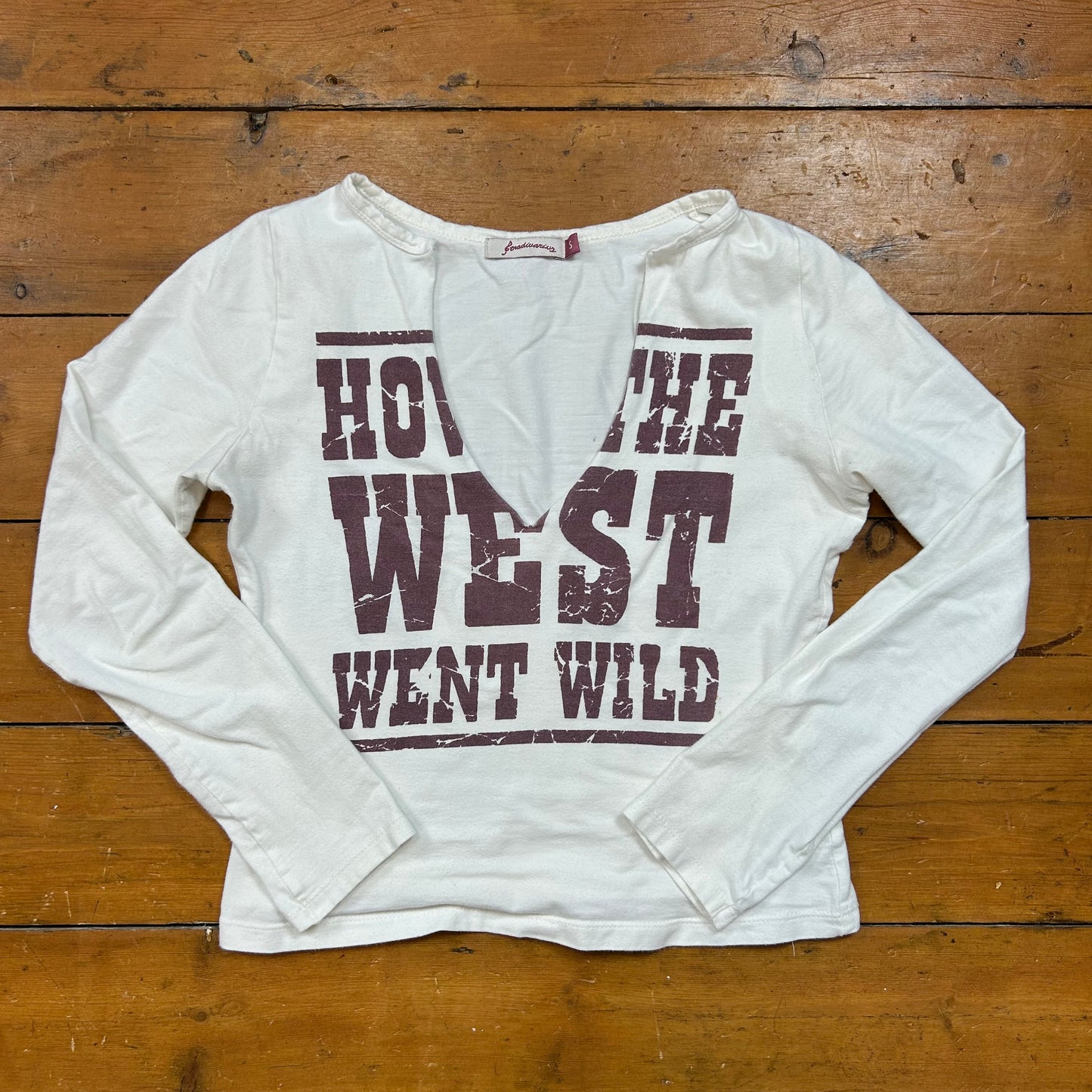 vintage 00s western long sleeve top