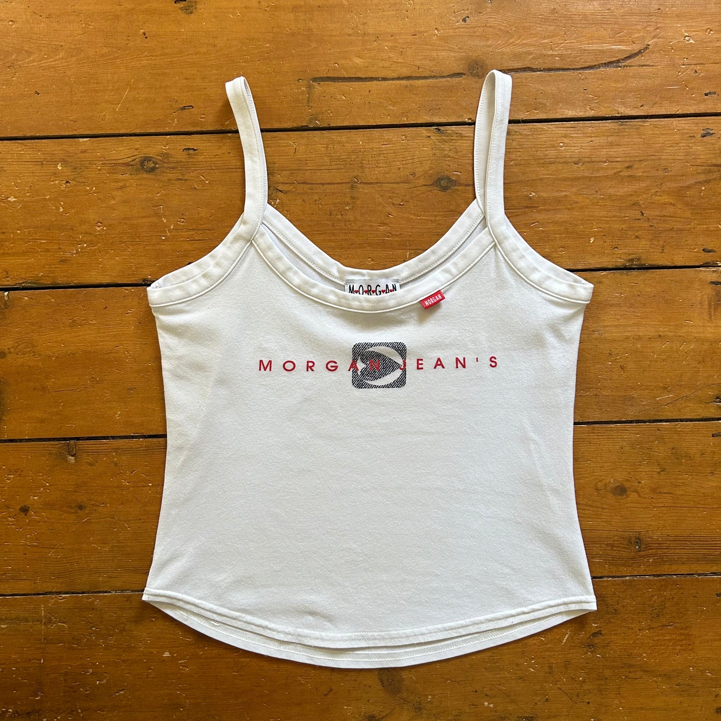 vintage 00s white Morgan cami top