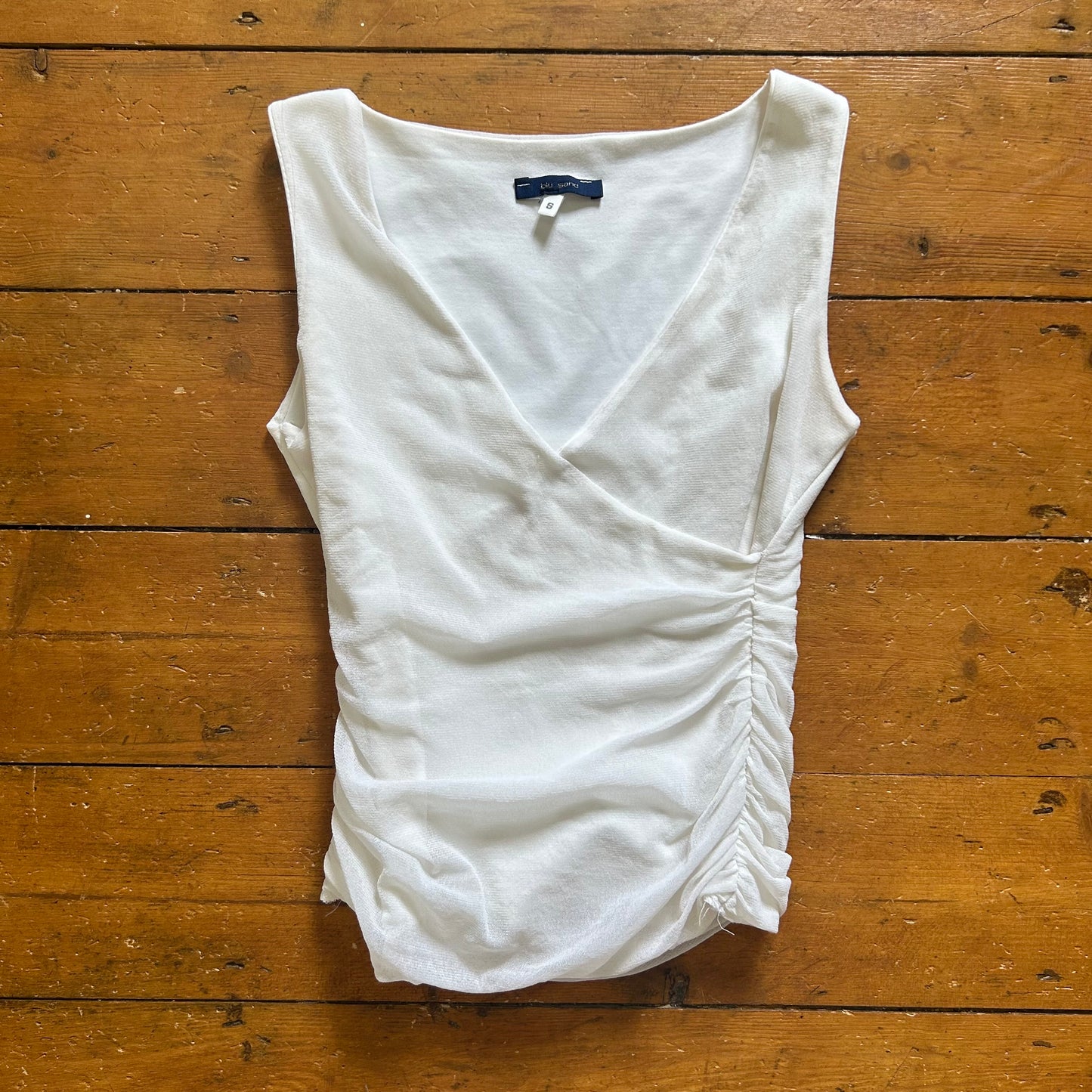 vintage 00s mesh crossover tank top