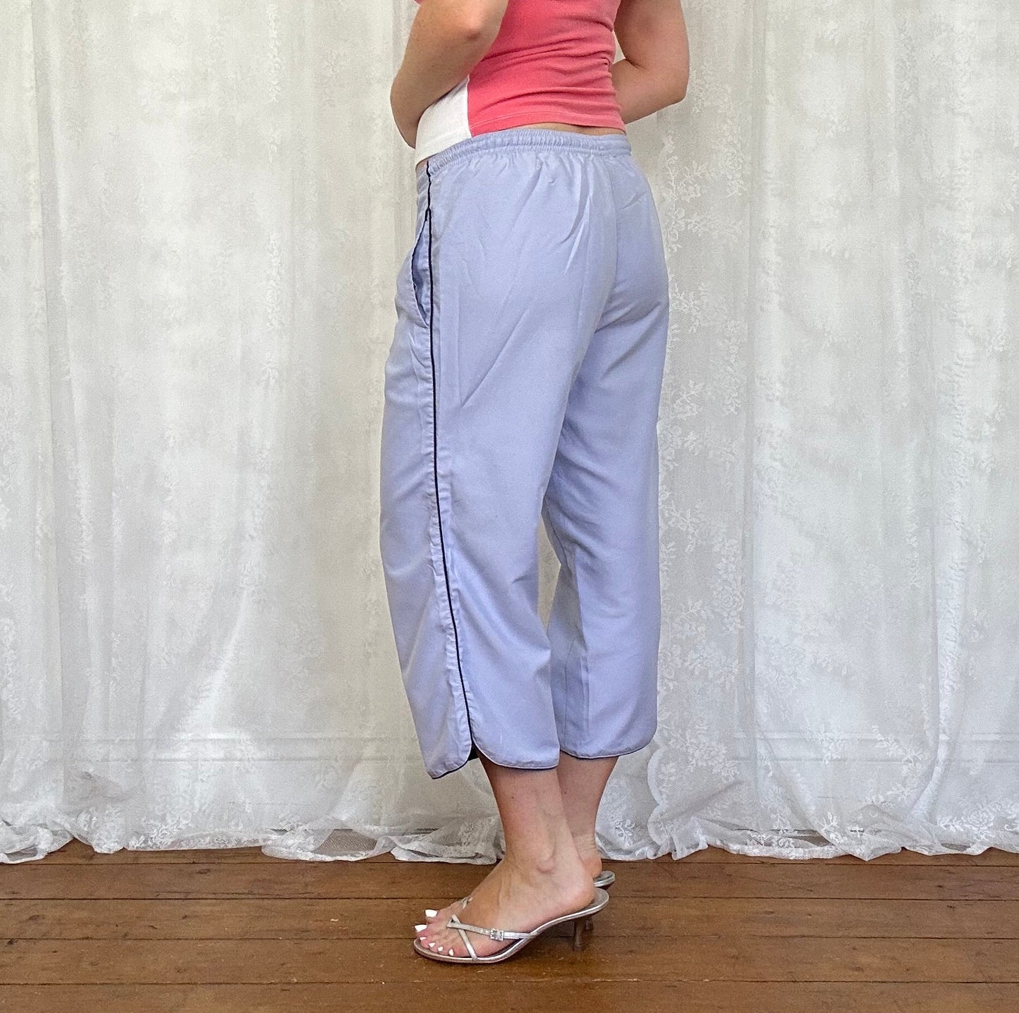 vintage 00s lilac capri pants