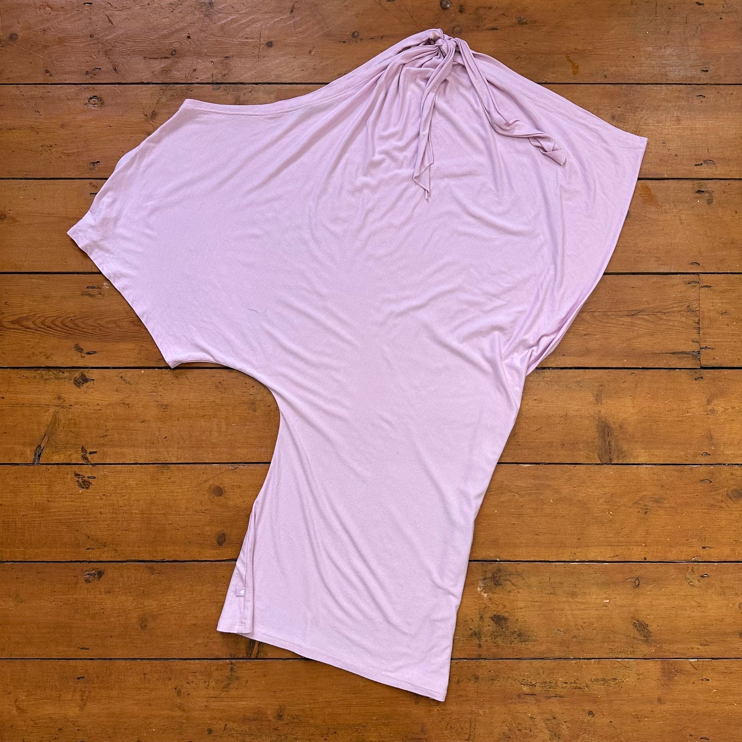 vintage 00s morgan de toi baby pink batwing mini dress